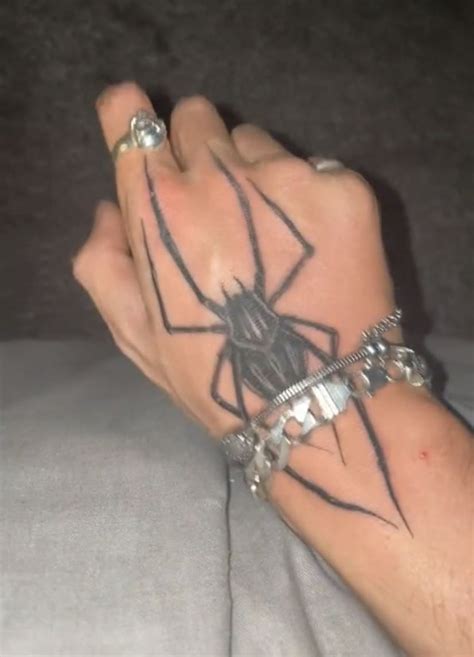 Hand Tattoos Spider