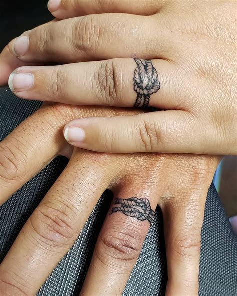 Hand Tattoos Wedding Ring