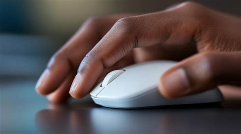 Hand Using Computer Mouse