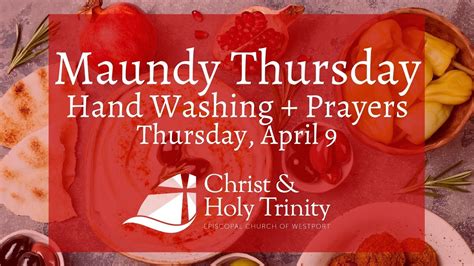 hand washing liturgy maundy thursday