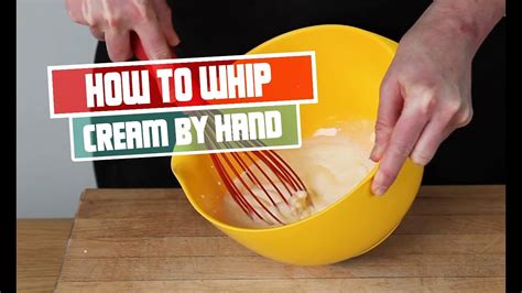 hand-whipping technique