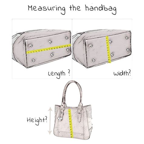 Handbag Measurement Chart