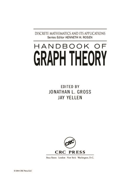 handbook of graph theory pdf