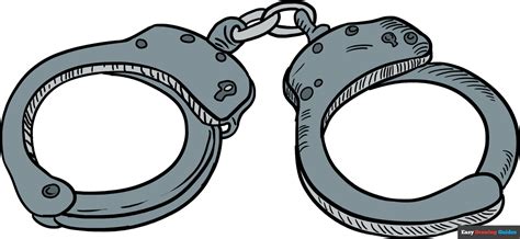 Handcuffs Cartoon Easy