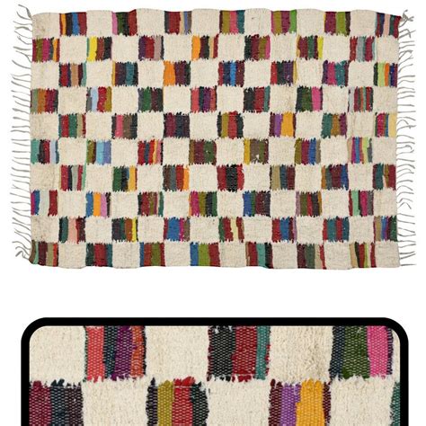 Designer Teppich Webteppich Kelim Handgewebt 100 Baumwolle Modern