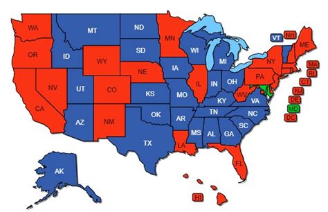 Handgun Reciprocity Map Printable