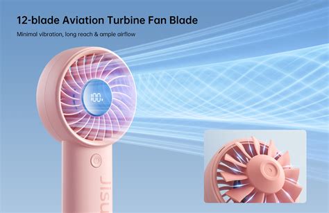 Handheld Fan On Plane