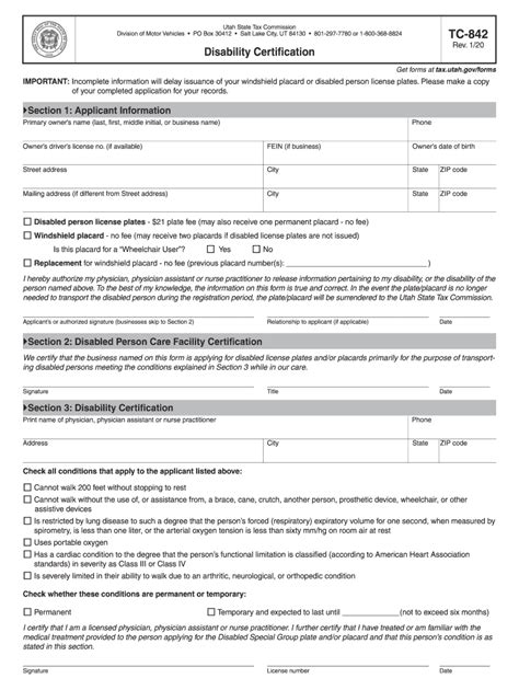 Tc842 Form Fill Out and Sign Printable PDF Template signNow