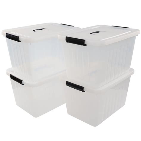 Handle Plastic Tote Box