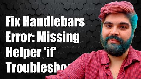 Handlebars Helper Missing