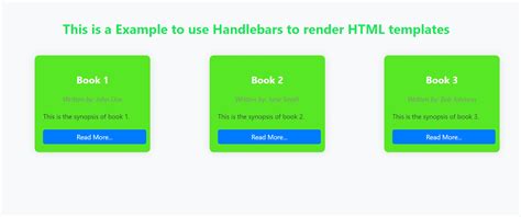 Handlebars Html Extension