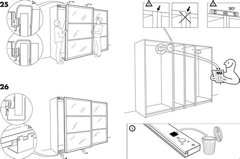 Handleiding Ikea Pax stordal schuifdeuren (pagina 8 van 12) (Nederlands
