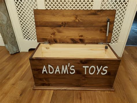 Large Kids Toy Chest Wooden Chest Keepsake Box Memory Box Baby