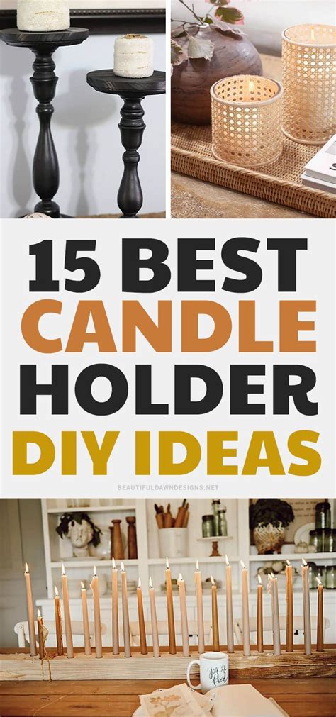 Handmade Candle Holder Tutorial