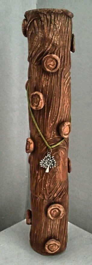 Handmade Ceramic Rain Stick