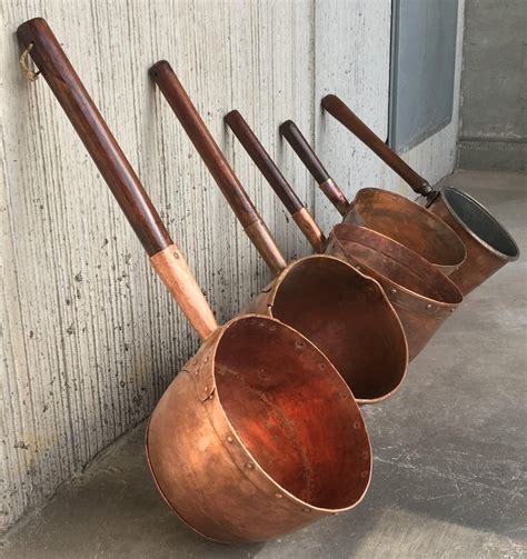 handmade copper pans