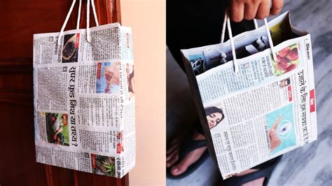Handmade Newspaper Bag