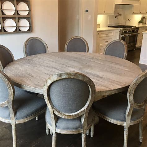 Handmade Round Wood Dining Table