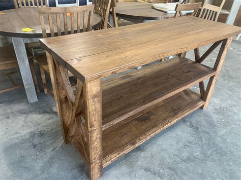 Handmade Wooden Buffet Table