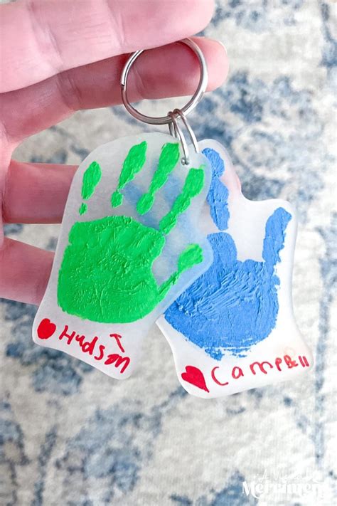 Handprint Keychain Craft
