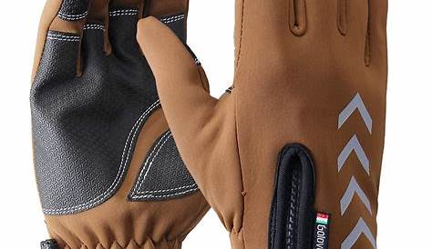 Acdyion Herren-Handschuhe aus echtem Leder, mit Touchscreen, Kaschmir