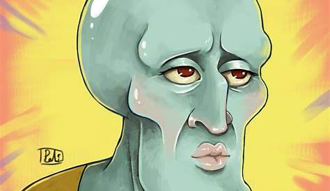"Handsome Squidward meme" Poster by Zelius | Redbubble
