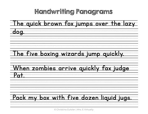 Handwriting Practice Sheets For 2Nd Grade