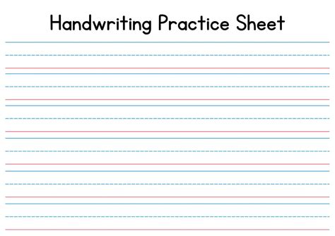 Handwriting Template Generator