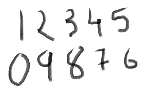 handwritten digits from image