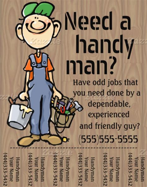 Handyman Flyer Poster Handyman services, Handyman business