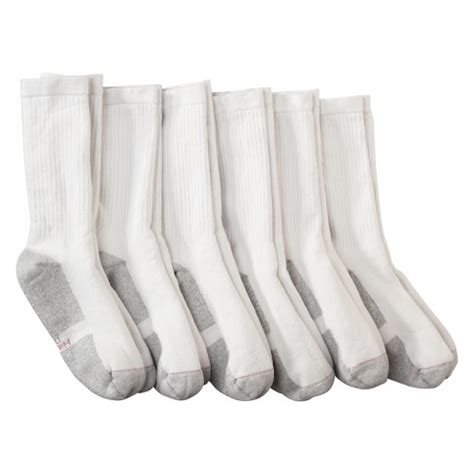 hanes dry x temp socks white