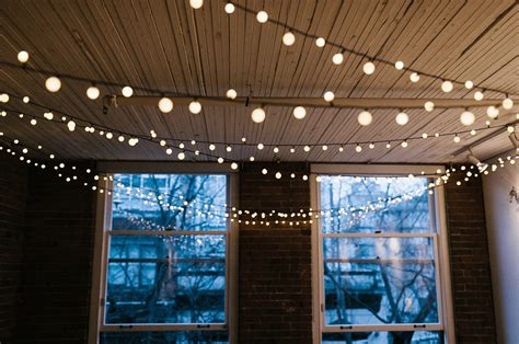 Hang String Lights From Ceiling