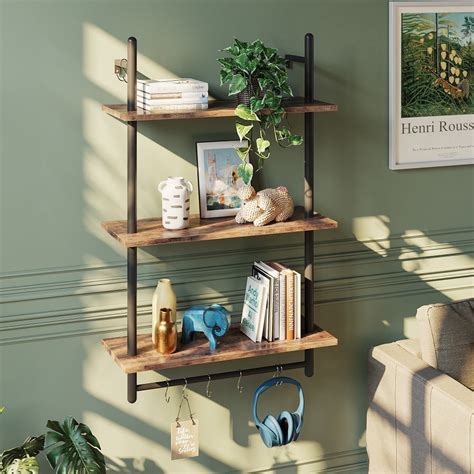 Hanging Bookshelf With Hooks