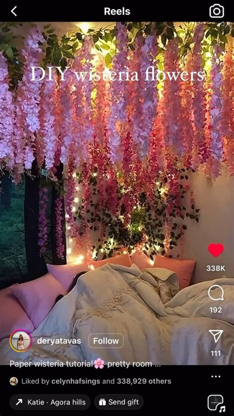 Hanging Flowers In Bedroom
