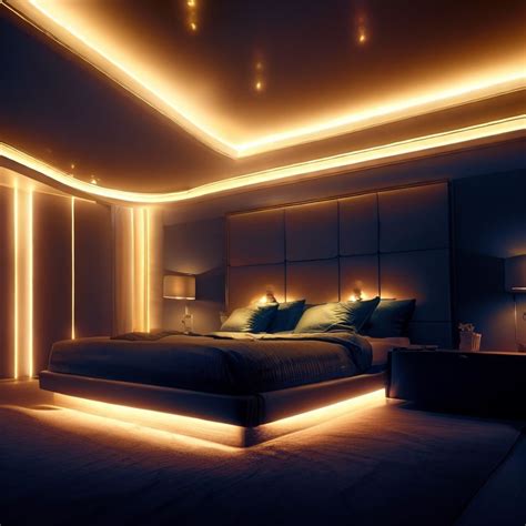 Hanging Led Lights In Bedroom