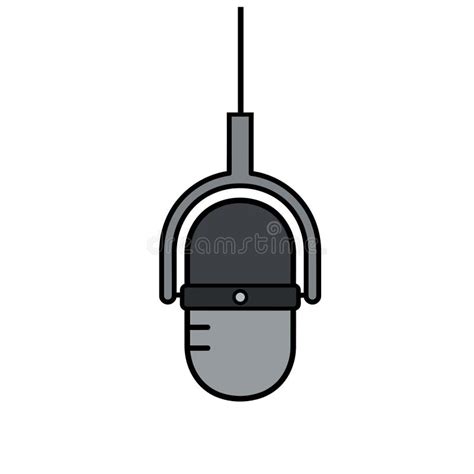 Hanging Microphone Clipart
