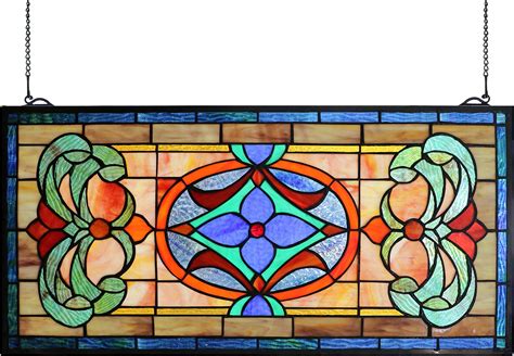Hanging Stained Glass Panel In Window