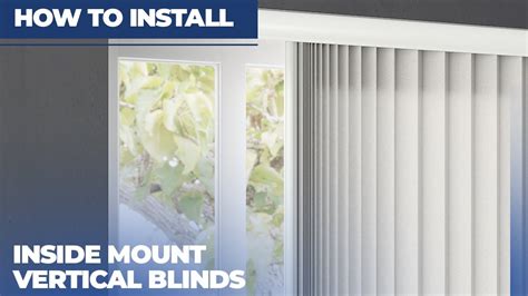 Hanging Vertical Blinds Inside Mount
