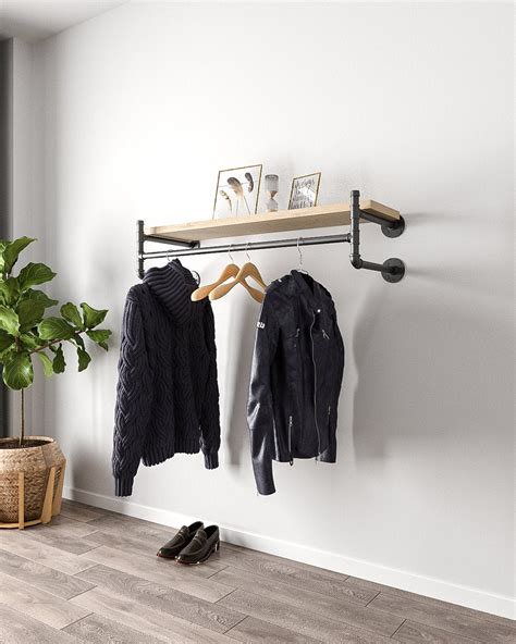 Hanging Wall Clothes Rack