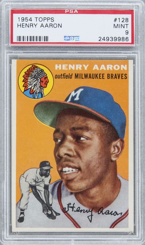 hank aaron rookie card