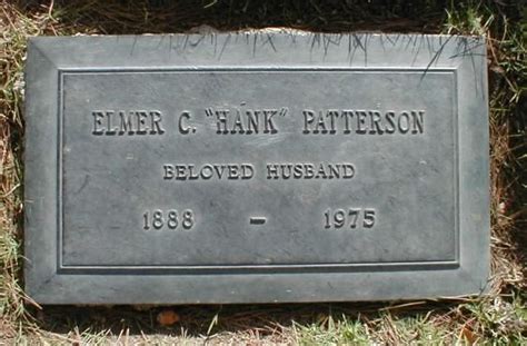 hank patterson find a grave