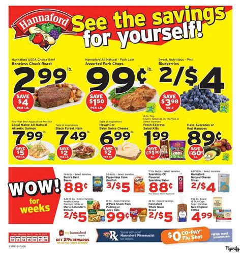 hannafords flyer