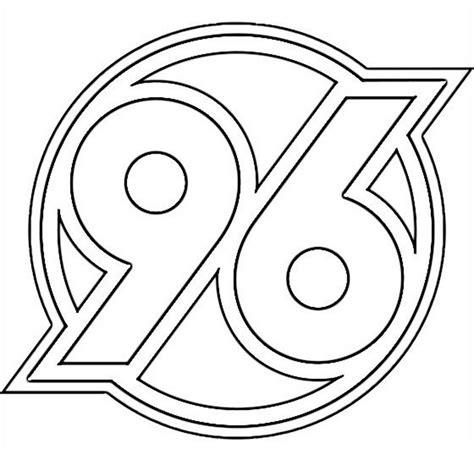 hannover 96 logo zum ausmalen