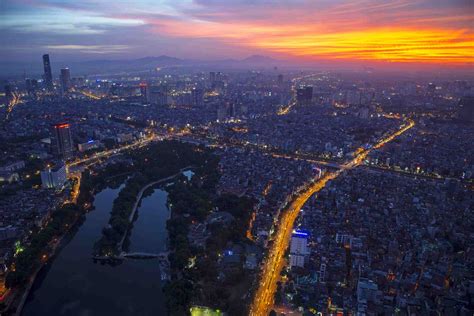 hanoi sunset