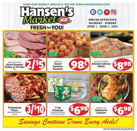 hansen's iga stanley wi weekly ad this week