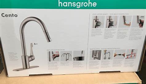 Hansgrohe Cento Kitchen Faucet In Steel Optik Chrome Finish
