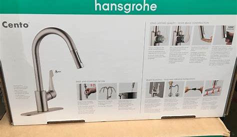 Hansgrohe Cento Kitchen Faucet Manual In Steel Optik & Chrome