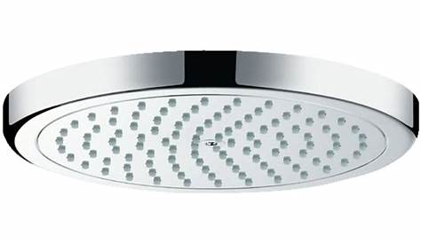Hansgrohe Croma 220 Shower Head Pipe In Brushed Nickel 27185821 The