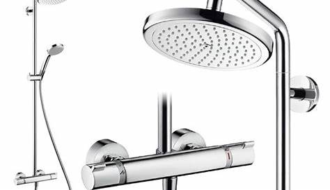 Hansgrohe Croma 220 Showerpipe Review Chrome 1jet EcoSmart