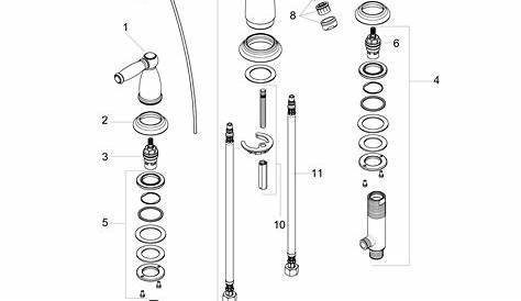 Hansgrohe Shower Faucet Repair Brass Tub/ Valve Cartridge In The